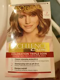 L'ORÉAL - Excellence creme - Coloration triple soin 7 blond