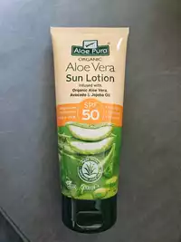 ALOE PURA - Organic aloe vera sun lotion spf50