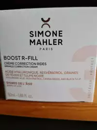 SIMONE MAHLER - Boost r-fill - Crème correction rides 