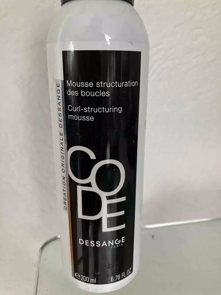 DESSANGE - Code - Mousse structuration des bloucles