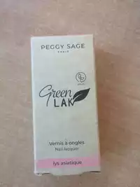 PEGGY SAGE - Green lak - Vernis à ongles 