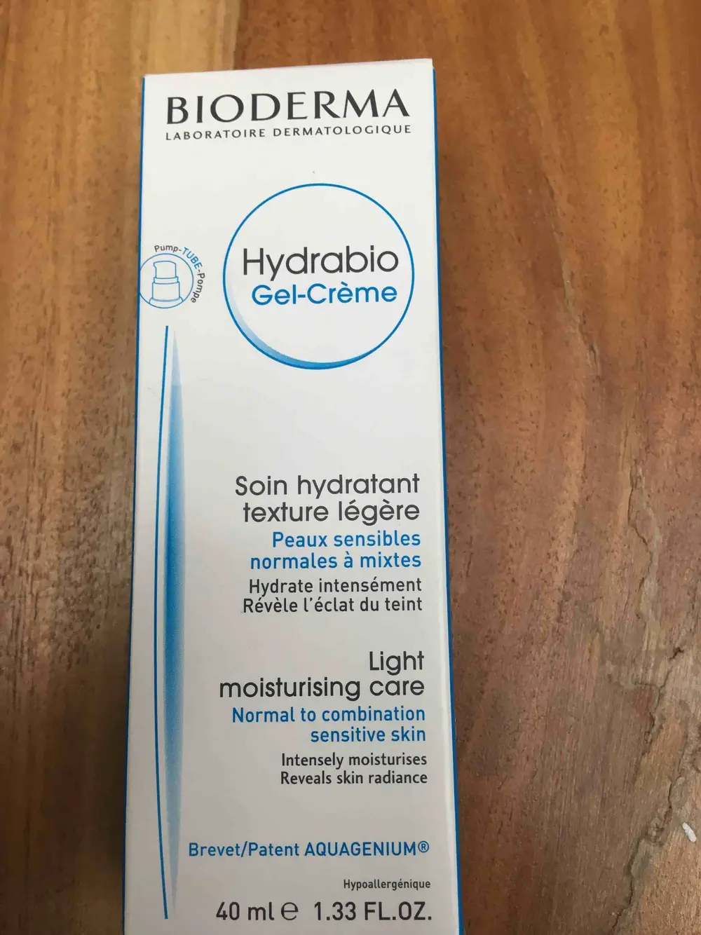 BIODERMA - Hydrabio Gel-Crème soin hydratant texture légère