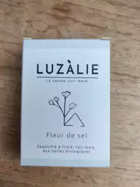 LUZALIE - Fleur de sel - Le savon fait main 