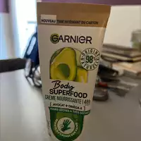 GARNIER - Body superfood - Crème nourrissante mains