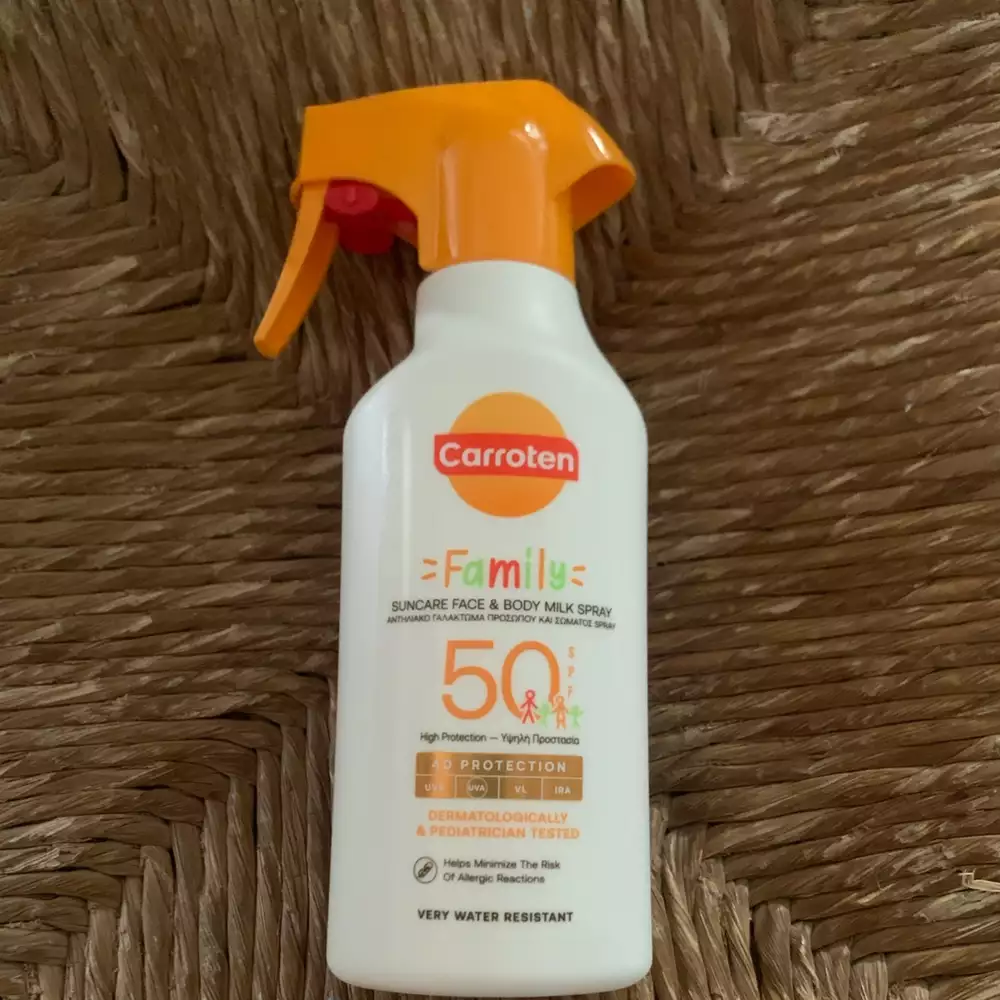 CARROTEN - Family - Suncare face & body milk spray SPF 50