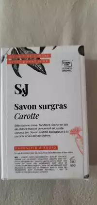 SAVONNERIE ARTISANALE DU JURA - SAJ - Savon surgras carotte