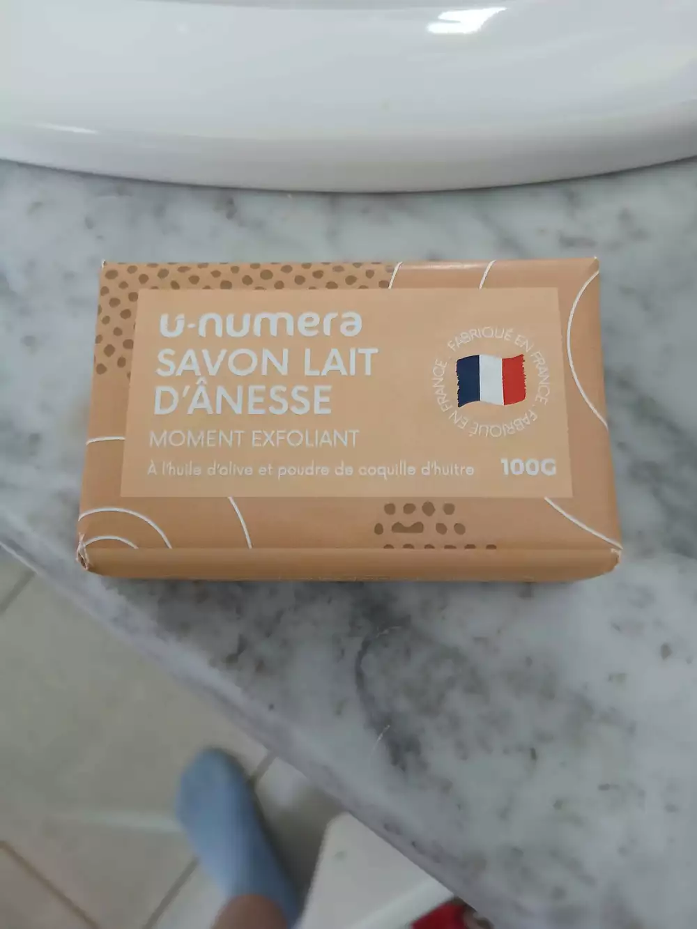 U-NUMERA - Moment exfoliant - Savon lait d'ânesse