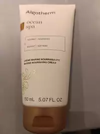 ALGOTHERM - Océan spa - Crème marine nourrissante