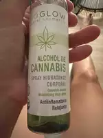 BIO GLOW - Alcohol de cannabis - Spray hidratante corporal