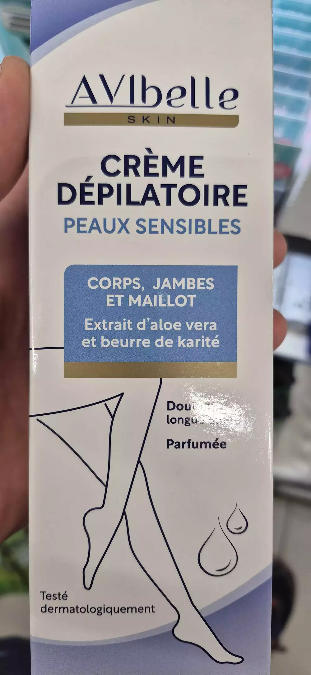 AVIBELLE - Crème dépilatoire corps, jambes et maillot