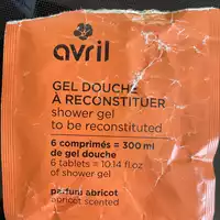 AVRIL - Gel douche à reconstituer parfum abricot
