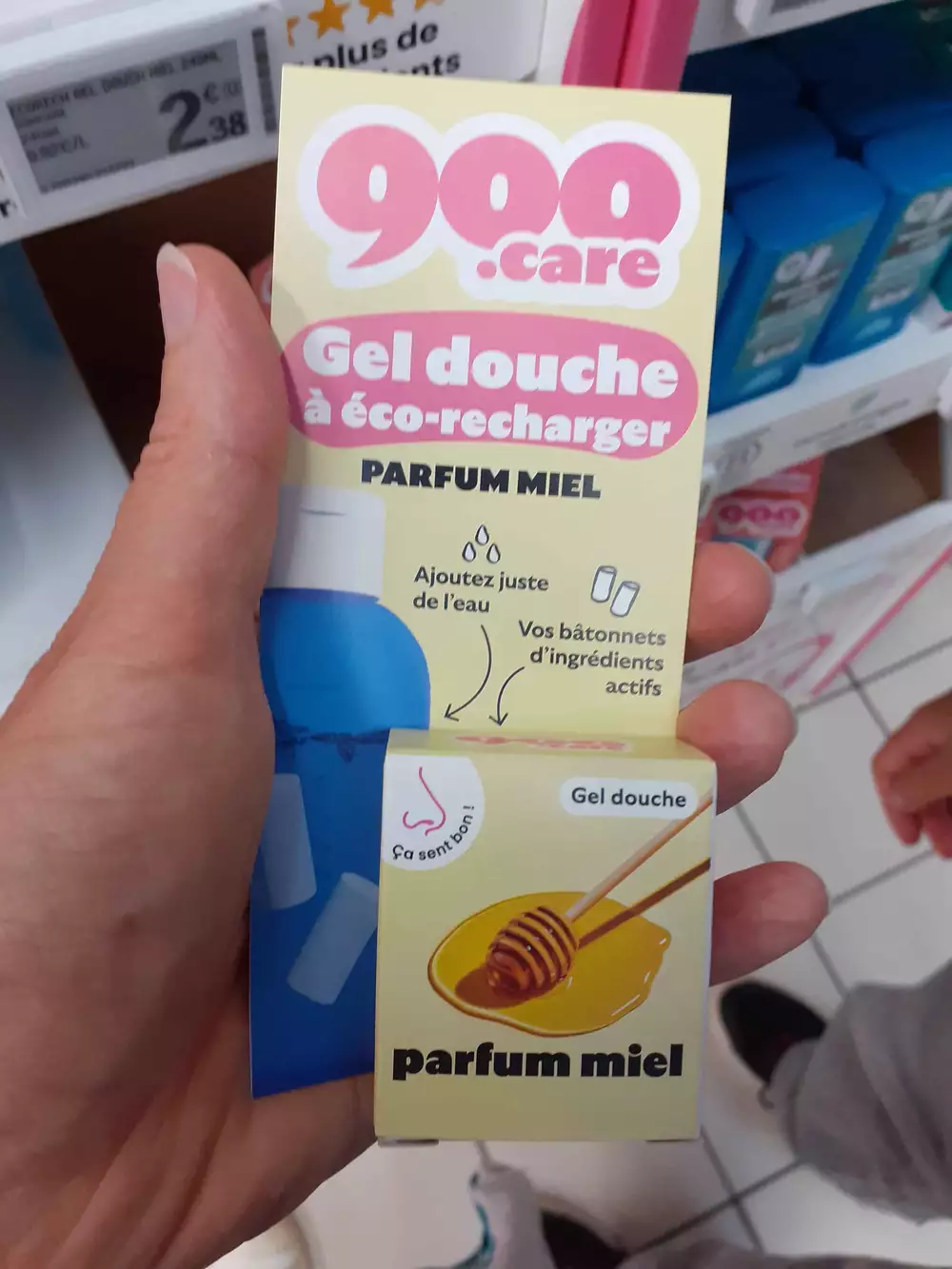 900.CARE - Gel douche parfum miel