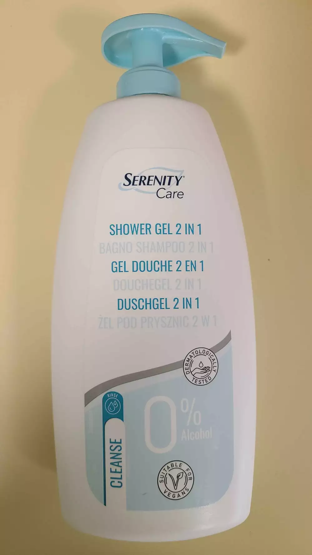 SERENITY CARE - Gel douche 2 en 1
