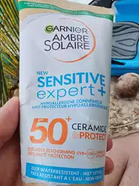 GARNIER AMBRE SOLAIRE - Sensitive expert+ - Lait protecteur hypoallergenique SPF 50+
