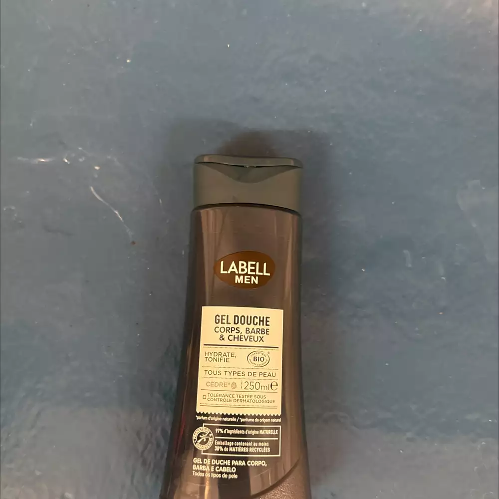 LABELL MEN - Gel douche corps barbe & chéveux