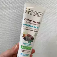 EVOLUDERM - Irrésistible cacao - Crème mains nourrissante
