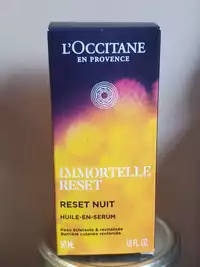 L'OCCITANIE - Immortelle reset - Huile en serum