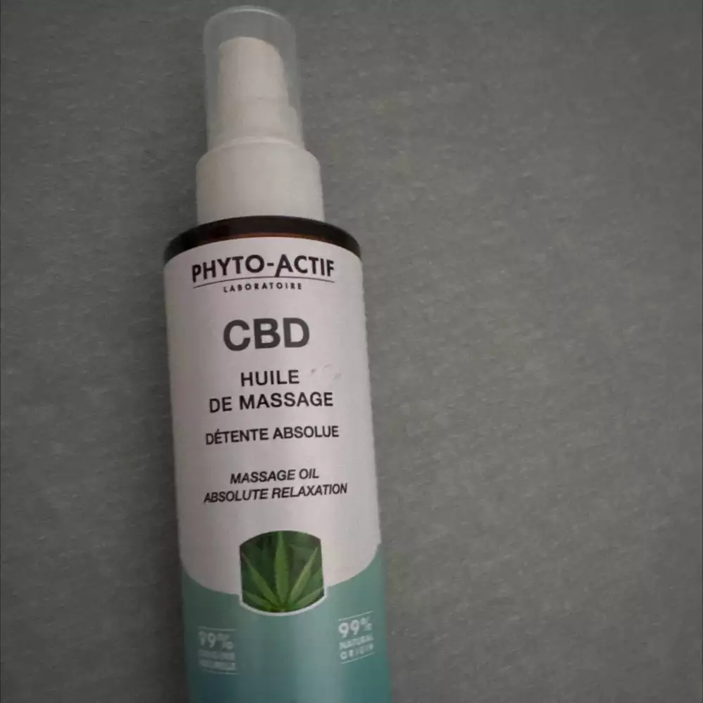PHYTO-ACTIF - CBD - Huile de massage détente absolue