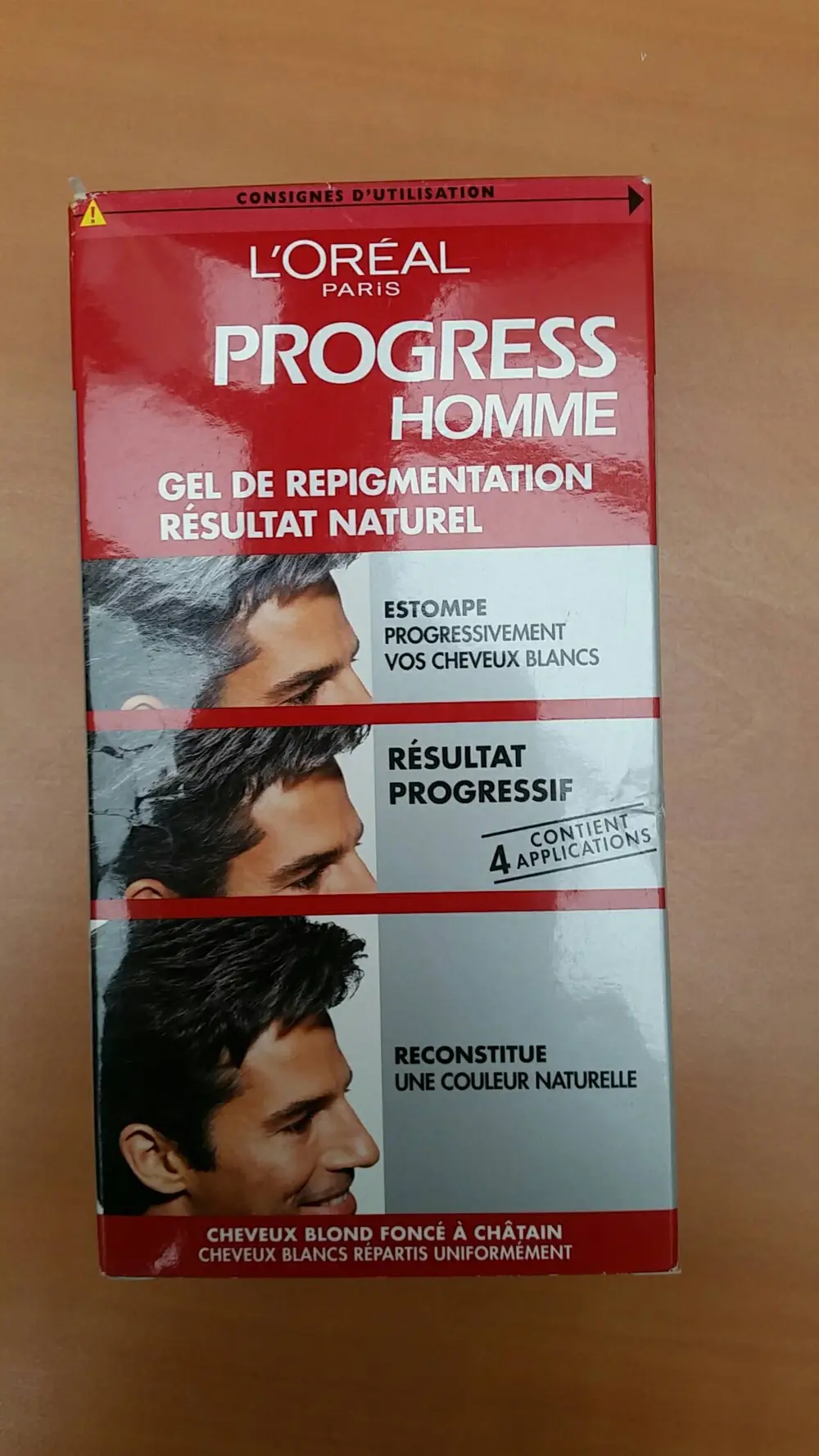 L'ORÉAL - Progress homme gel de repigmentation résultat naturel