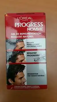 L'ORÉAL - Progress homme gel de repigmentation résultat naturel