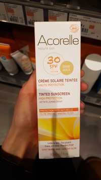 ACORELLE - Crème solaire teintée SPF 30 doré gold