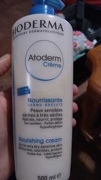 BIODERMA - Atoderm - Crème nourrissante peaux sensibles