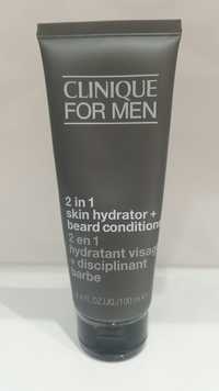 CLINIQUE - 2 en 1 hydratant visage + disciplinant barbe pour homme