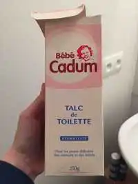 BÉBÉ CADUM - Talc de toilette