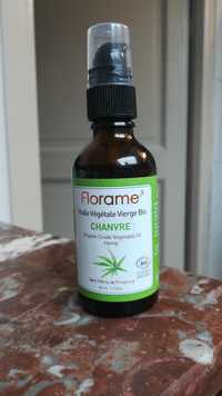 FLORAME - Chanvre - Huile végétale vierge bio