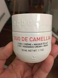 ERBORIAN - Duo de camellia - 2-en-1 crème + masque éclat