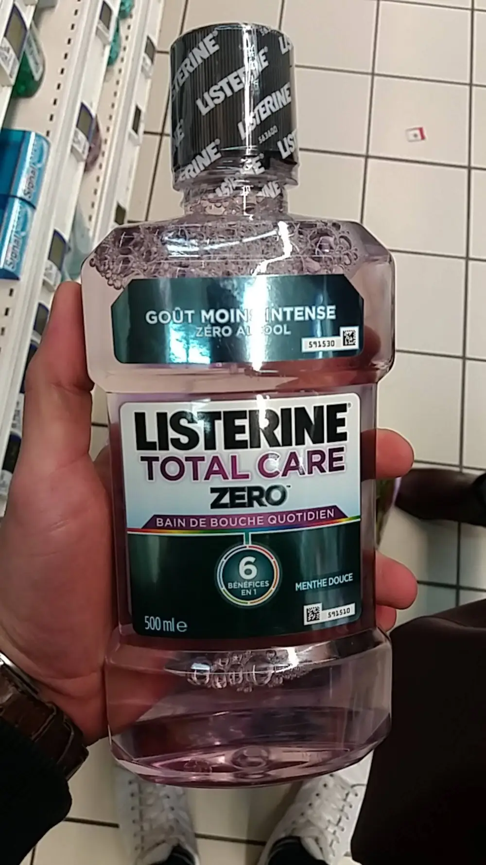 LISTERINE - Total care Zéro bain de bouche quotidien