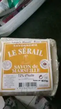 SAVONNERIE LE SÉRAIL - Savon de Marseille 72% d'huile