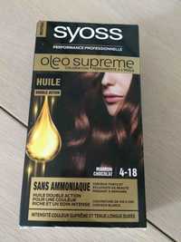 SYOSS - Oléo suprême - Coloration permanente à l'huile 4-18 Marron chocolat