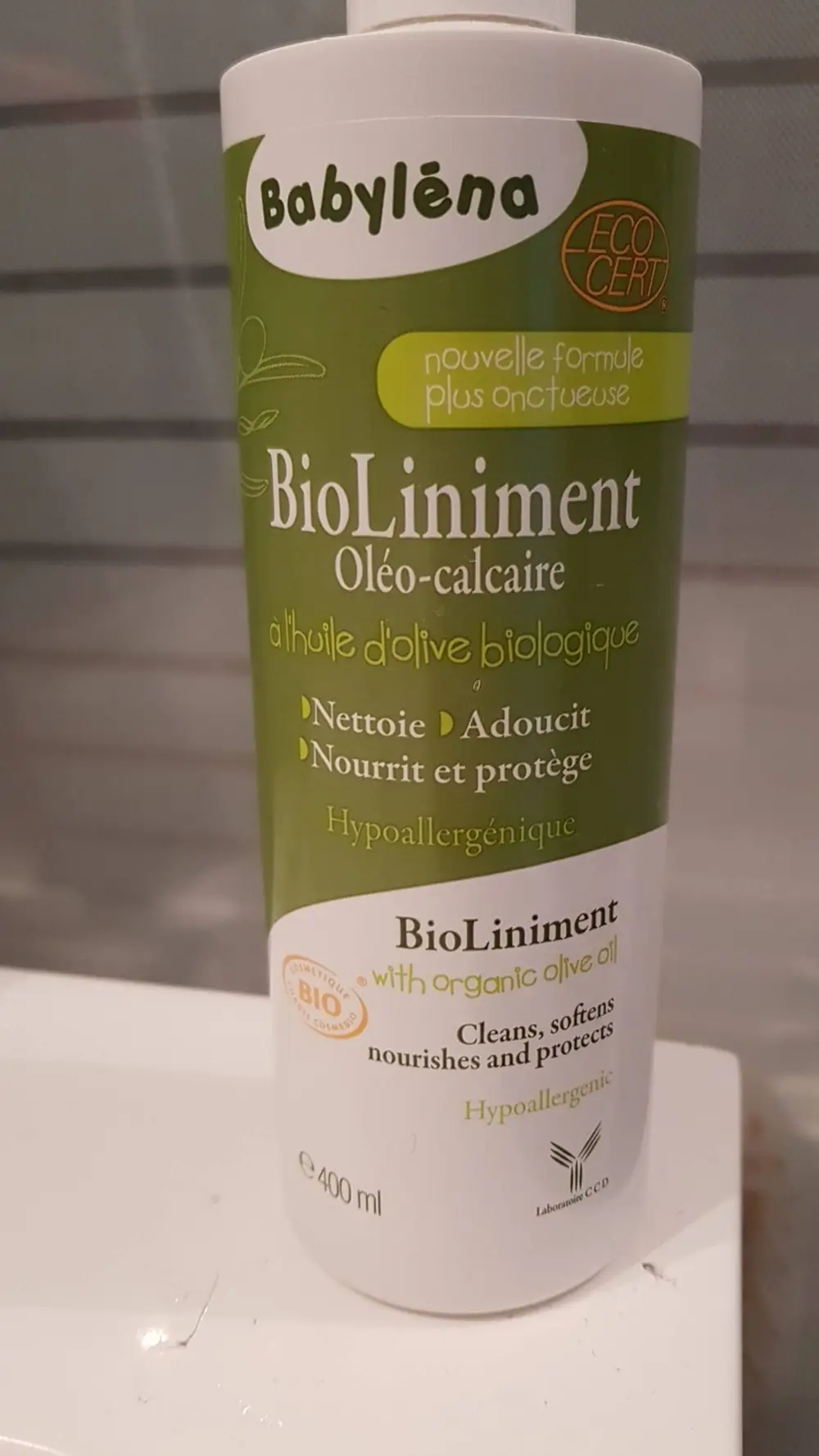 BABYLÉNA - Bio liniment oléo-calcaire