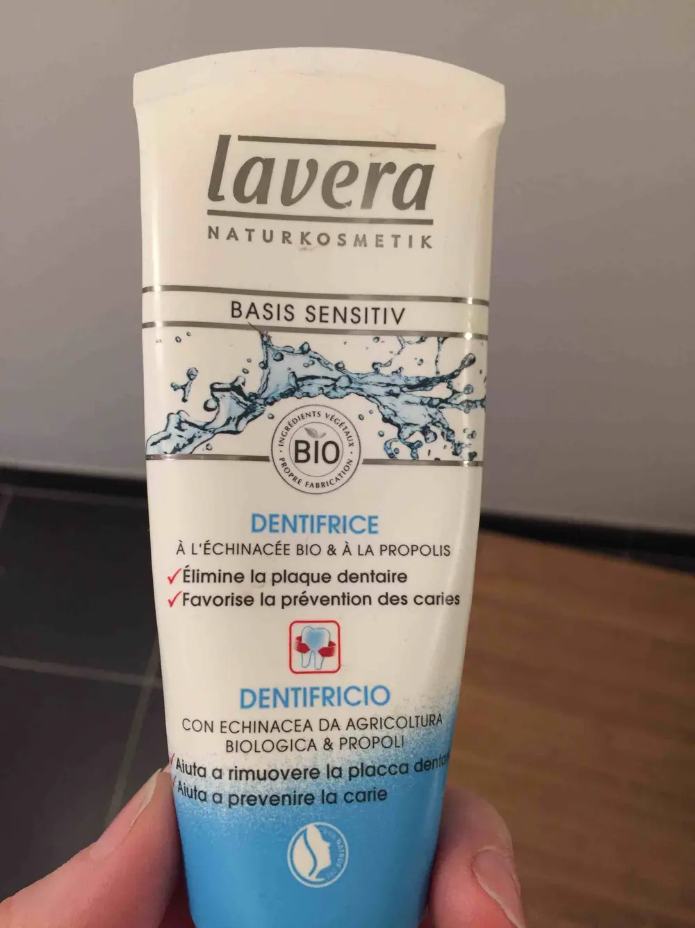 LAVERA - Dentifrice à l'échinacée bio & à la propolis