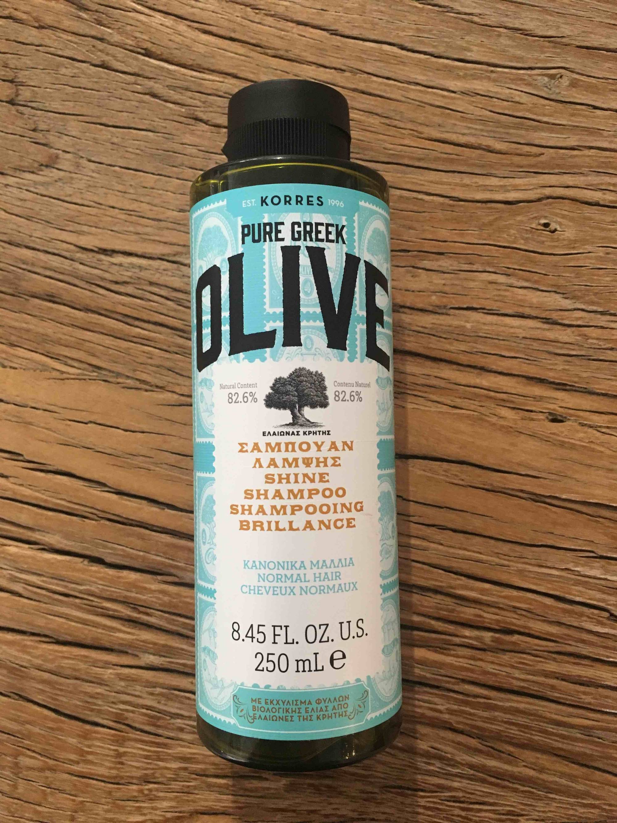 KORRES - Pure greek olive - Shampooing brillance