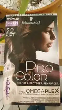 SCHWARZKOPF - Pro color - Coloration permanente 3.0 châtain foncé