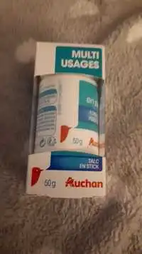 AUCHAN - Talc en stick mutli-usages à l'huile d'olive 