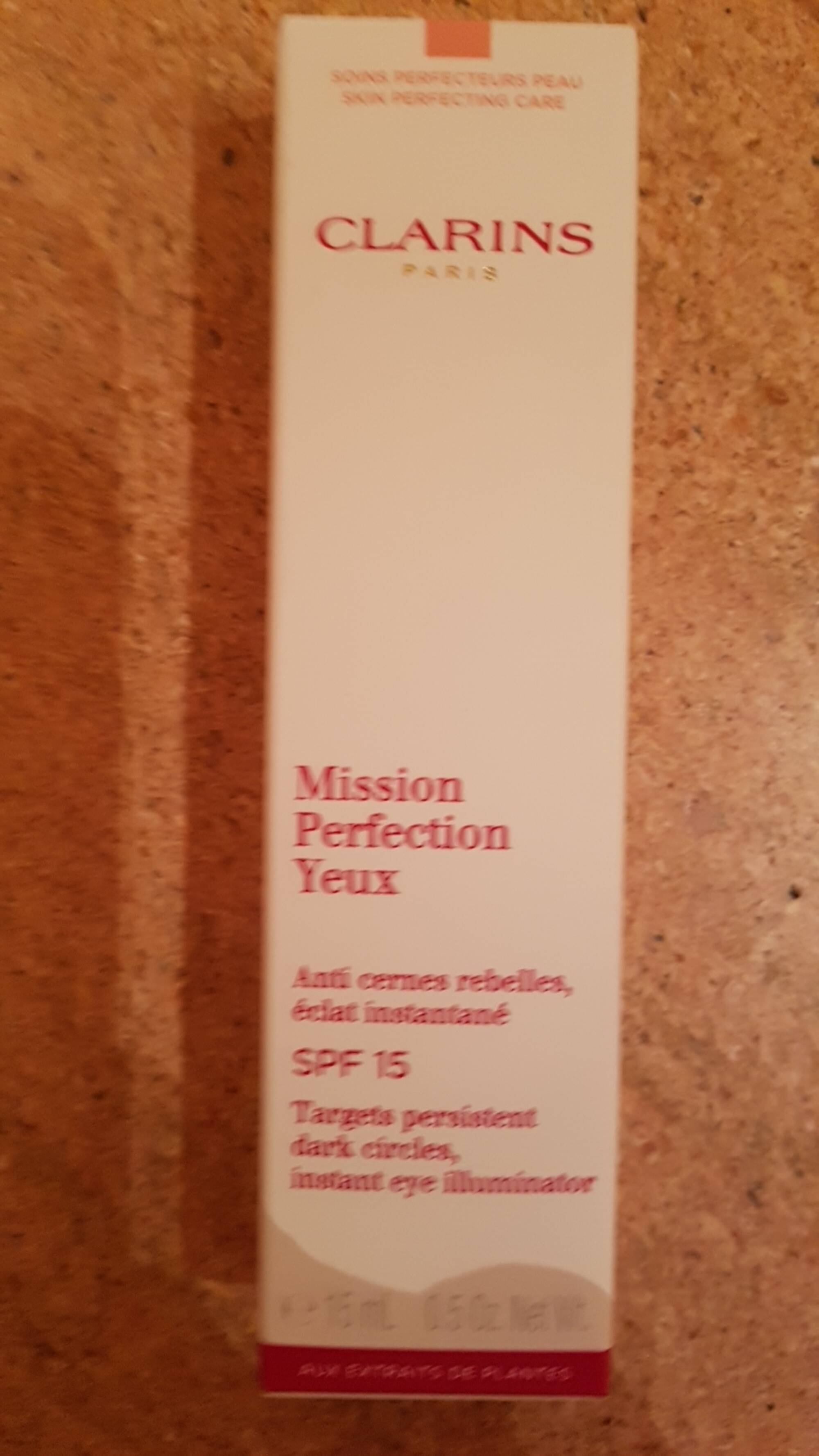 CLARINS - Mission perfection yeux - Anti-cernes SPF 15