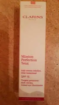 CLARINS - Mission perfection yeux - Anti-cernes SPF 15