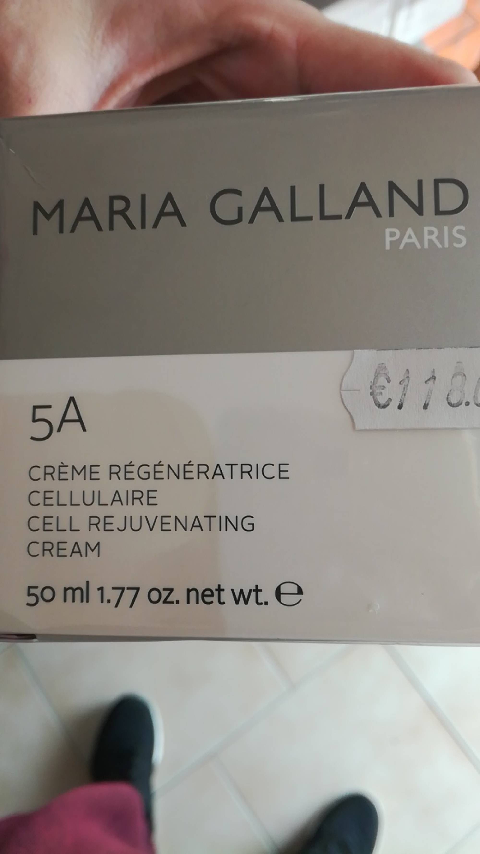 MARIA GALLAND - 5A - Crème régénératrice cellulaire