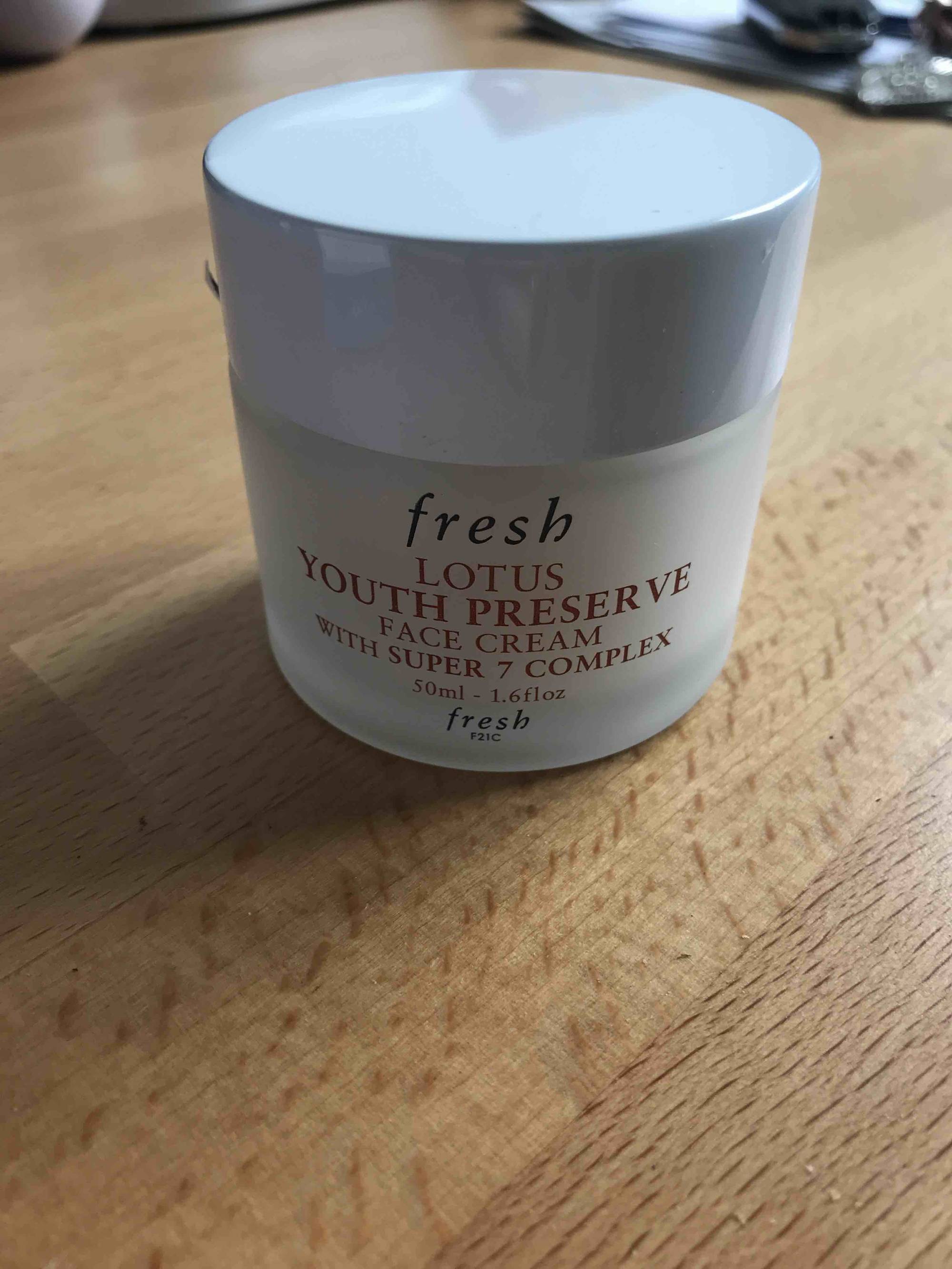 FRESH - Lotus youth preserve face cream