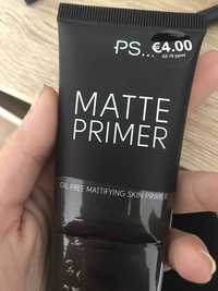 PRIMARK - PS... matte primer - Oil free mattifying skin primer