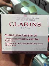 CLARINS - Multi-active jour SPF 20 - Crème premières rides antioxydante