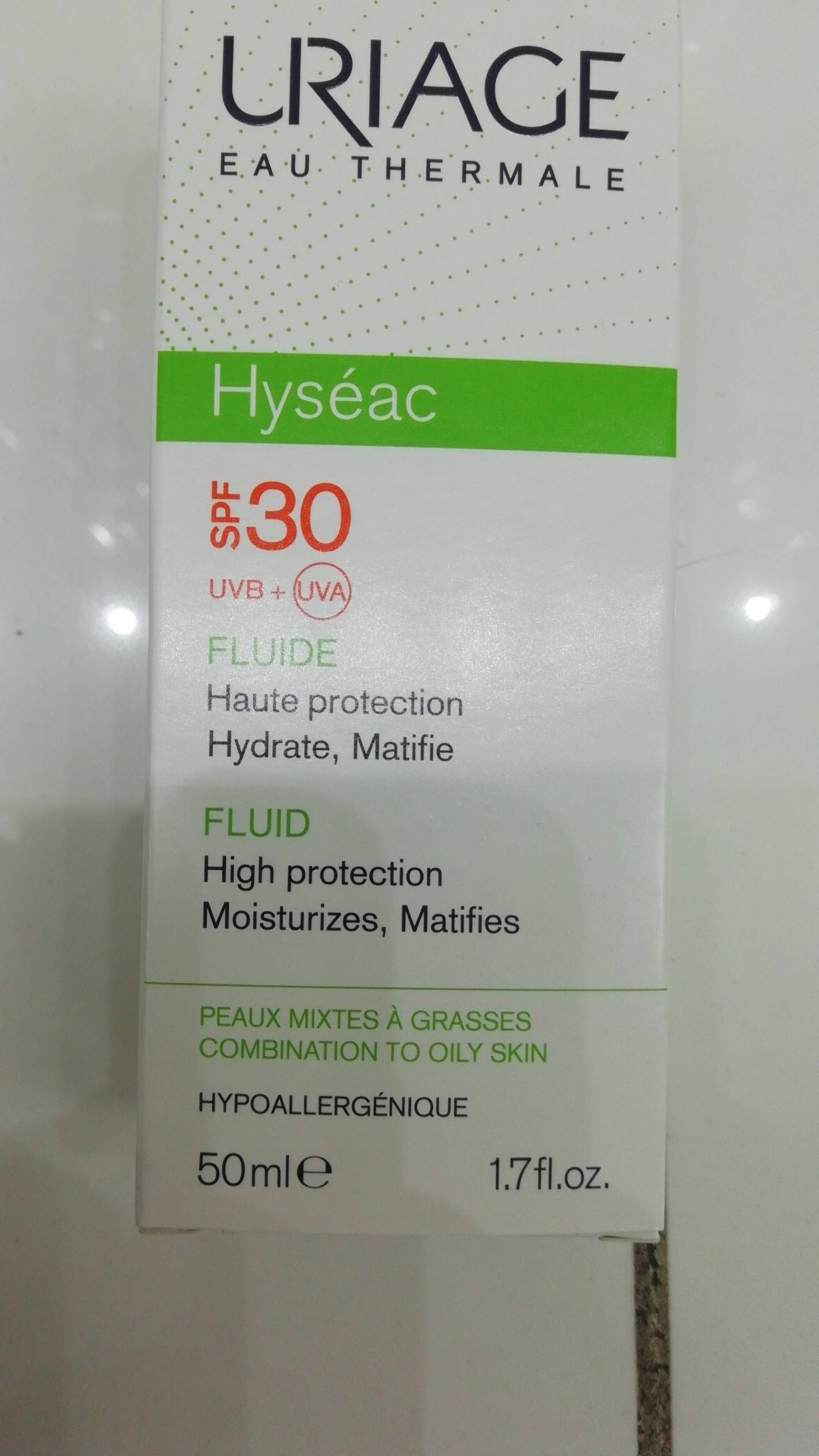 URIAGE - Hyséac SPF 30 - Fluide haute protection