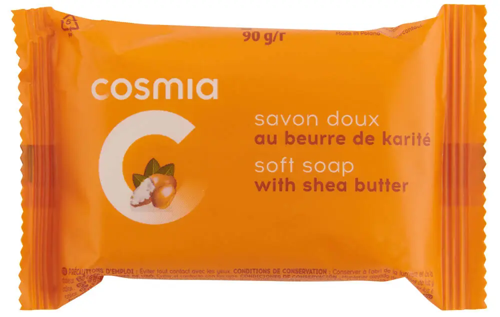 COSMIA BY AUCHAN - savon doux au beurre de karité