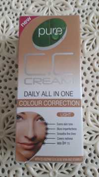 PURE - CC Cream - Daily all in one colour correction light SPF 15