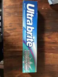 ULTRABRITE - Dentifrice ultra blancheur