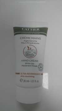 CATTIER - Crème mains ultra-nourrissante bio