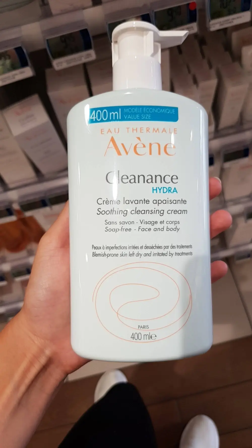 AVÈNE - Cleanance hydra - Crème lavante apaisante